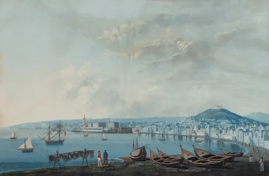 Panorama over Napoli sett fra Carmine