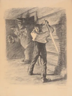 Gutten som hugger hodene av trollet I