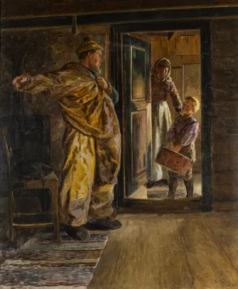 "Los tar farvel med familien"