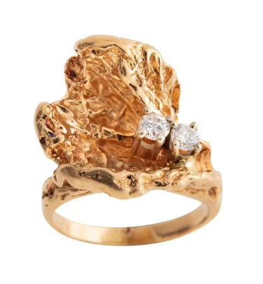 Ring med brillianter