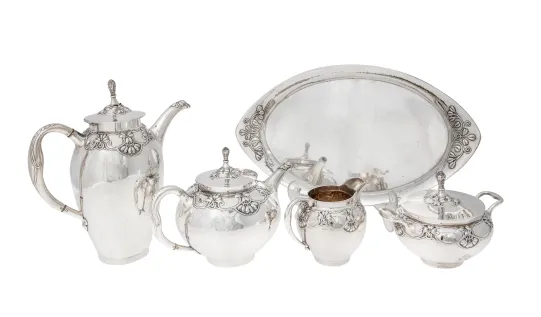 Servise i sølv, Marius Hammer