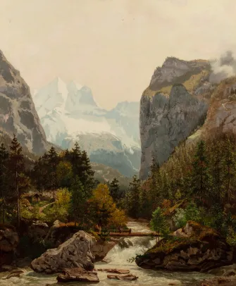 Folkeliv ved fossestryk