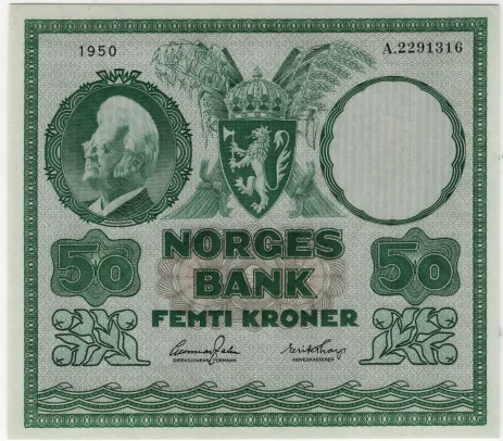 50 kroner 1950 A