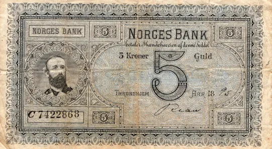 5 kroner 1895 C