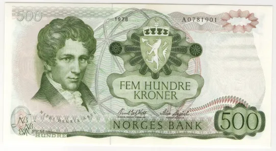 500 kroner 1978 A