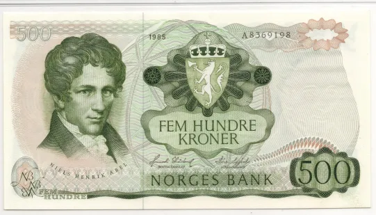 500 kroner 1985 A