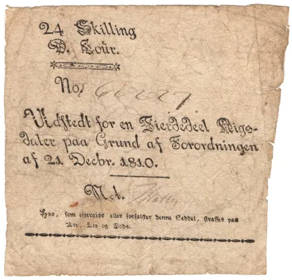 24 skilling 1810. No.66227
