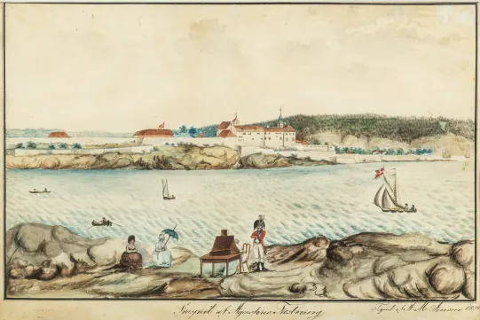 "Prospect af Agershus Fæstning"