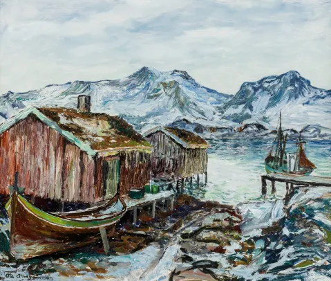 Fiskevær, vinter