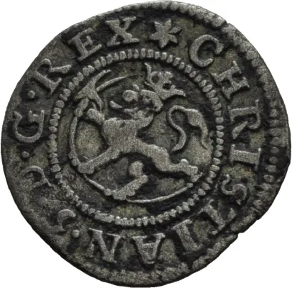 2 skilling 1673 Christian V.