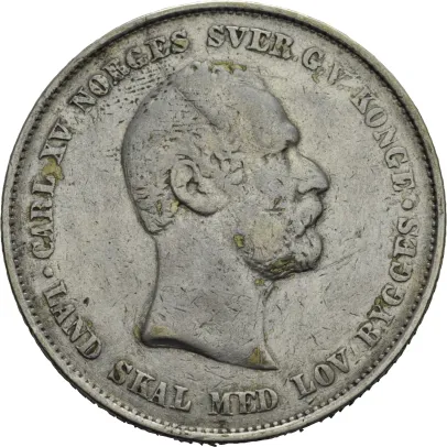 Speciedaler 1862 Carl XV