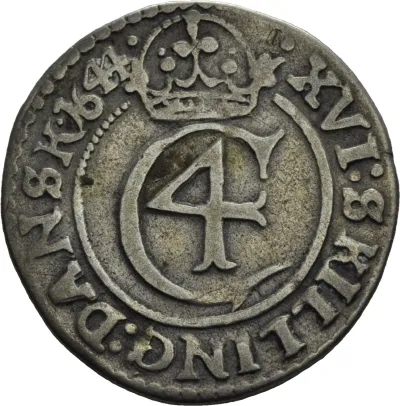 Mark/16 skilling 1644