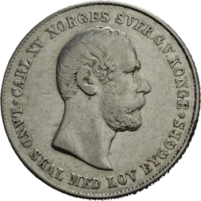 1/2 speciedaler 1862 Carl