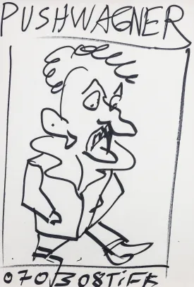 "Selvportrett med frakk"