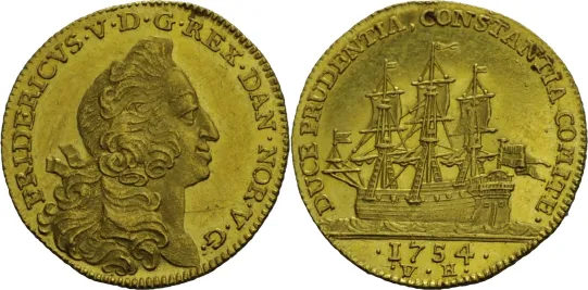 Dukat 1754 Frederik V