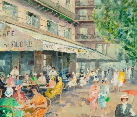 Opl. "Café de Flore"