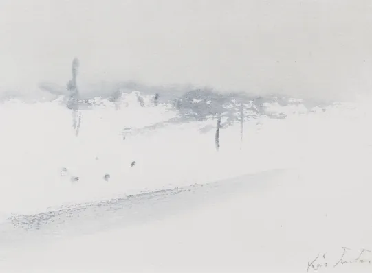 Akv. "Vinterlandskap"