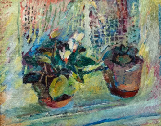  "Blomster i vinduskarm"