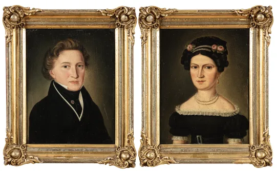 Opl. "Portrett av mann og kone"