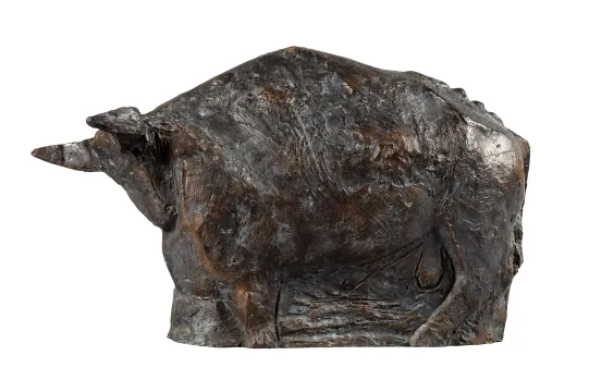 Skulptur "Oksen Claes"