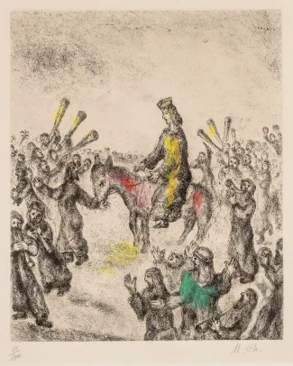 Salmon is proclaimed a King of Israel