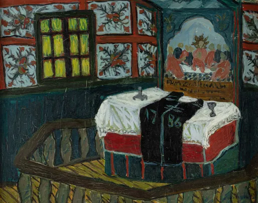 "Alter i Uvdahl kirke"