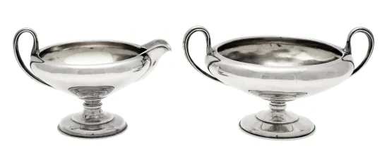 Sukkerkopp og fløtemugge