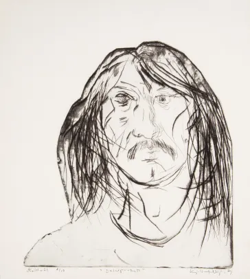 "Selvportrett/Fangen"