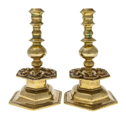 Lysestaker i messing