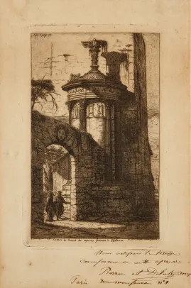 Entrée du Couvent des Capucins français à Athenes