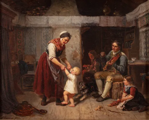 De første dansetrinn