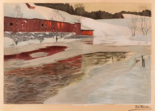 Inntrykk fra sne / Effet de neige