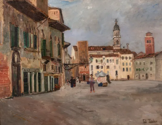 Markedsplads i Venezia