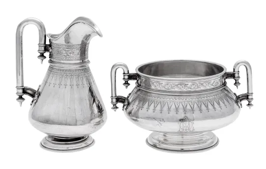 Sukkerkopp og fløtemugge