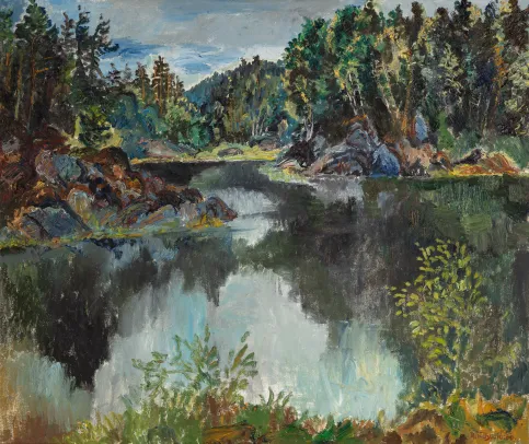 Det småregner, Sørlandstjern 1970