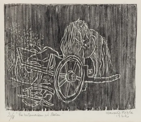 Fra hestemarken på Dalen