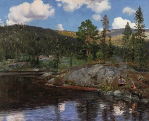 Sommerdag ved Djupsjøen