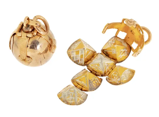 2 stk. frimurerkuler