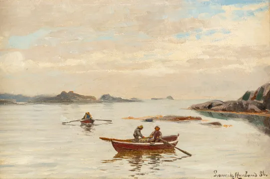 Hummerfiskere på Vestkysten