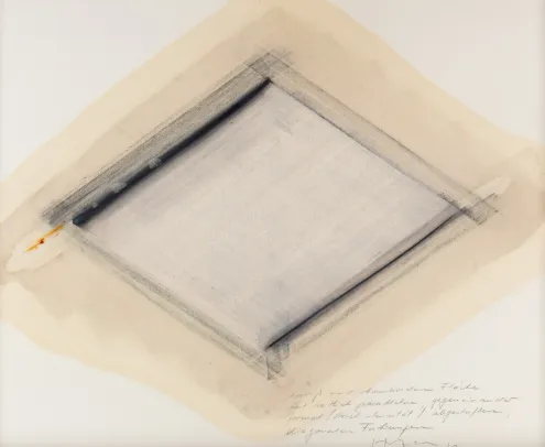 Umriss einer rhomboiden Fläche