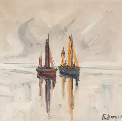 Seilbåter i stille sjø