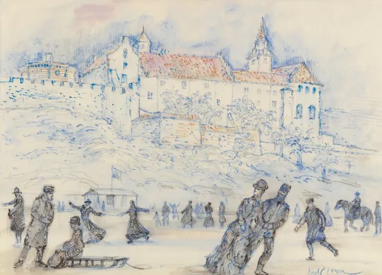 Isskøyting, Piperviken ved Akershus festning