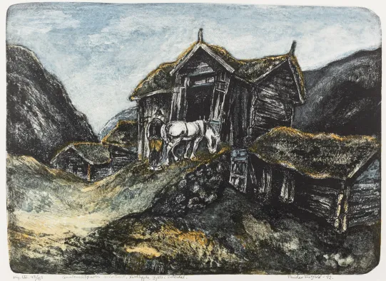 Gamle Ordføraren Heimtveiti, Nordbygda Bykle i Setesdal.