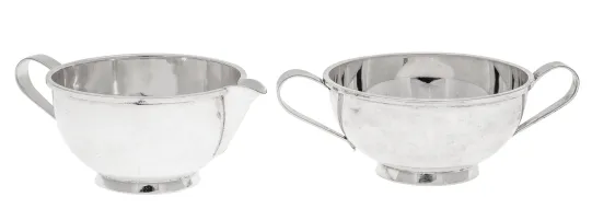 Sukkerkopp og fløtemugge i 830s