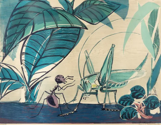 Gresshoppa og Mauren