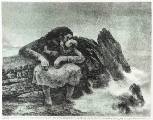 Kvinnen, barnet og havet