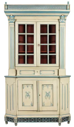 Hjørne-/vitrineskap