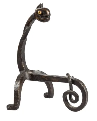 Peisrytter/skulptur i bronse