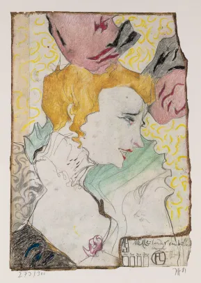 Mademoiselle Lender en buste