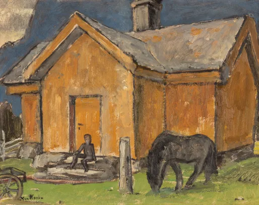 Gutten på dørstokken